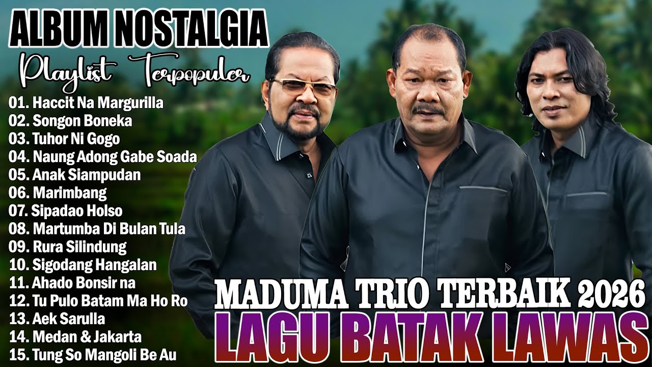 LAGU BATAK LAWAS POPULER _ TRIO MADUMA _ TARULI TRIO _TRIO RELASI || LAGU BATAK NOSTALGIA POPULER