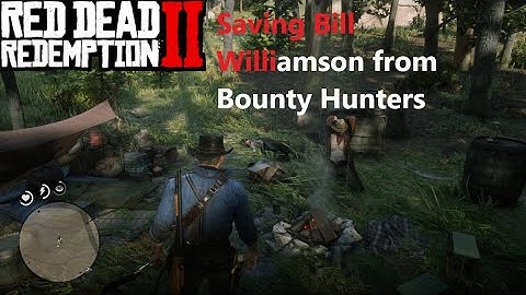 Saving Bill Williamson from Bounty Hunters (Unique Random Event) - #rdr2