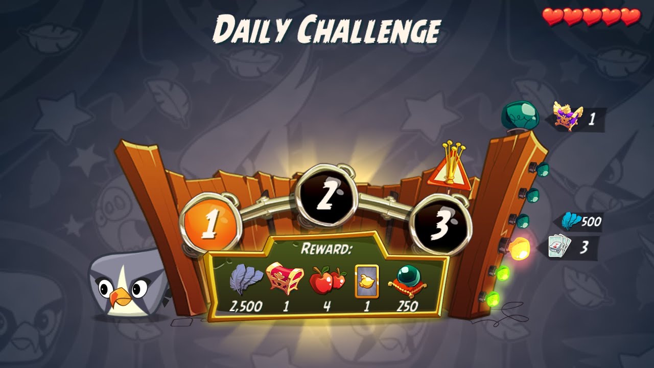 DC 4-5-6 Rooms - No Red,Blues,Chuck,Matilda - Daily Challenge, Angry Birds 2