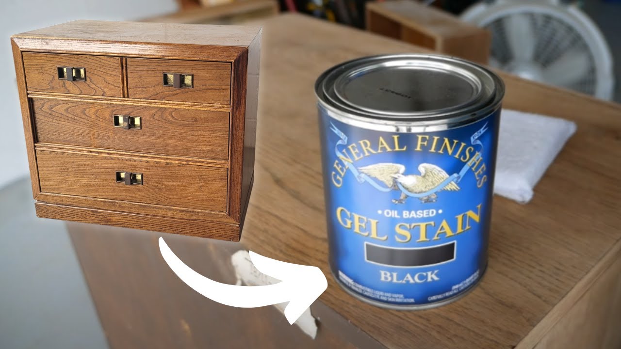 5 Thrifted Side Table Black Oak Makeover High End Furniture Inspiration YouTube