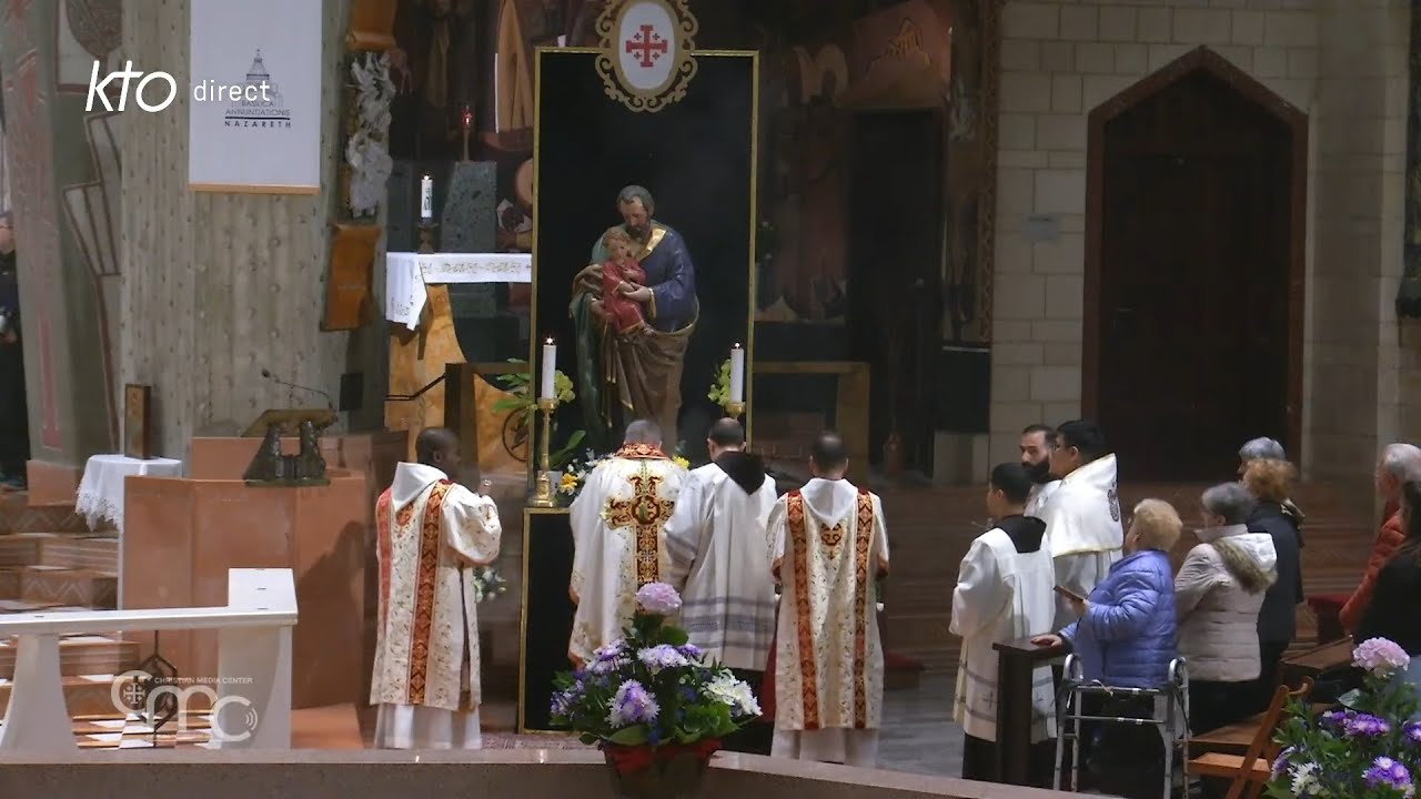 ​Messe de la solennité de Saint Joseph à Nazareth