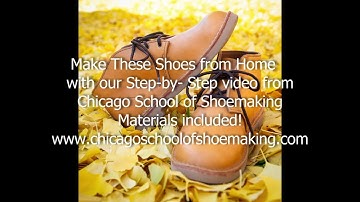 Stitchdown Shoemaking Online Course: Making a Desert Boot