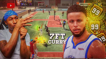 7ft 99 overall Stephen Curry is UNFAIR on NBA 2K19! Best Jumpshot on 2K19! Best Build NBA 2K19!