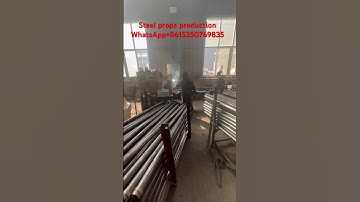 Steel support productionDo you need it, too #props #shoring #automobile #factory