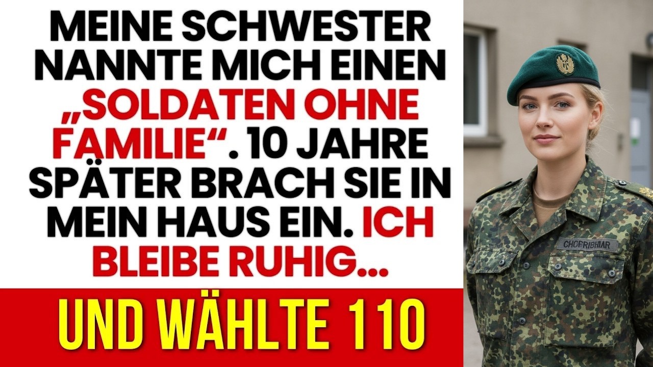 Meine Schwester sagte： „Du hast keine Familie“ – und wollte heimlich in mein Haus ziehen