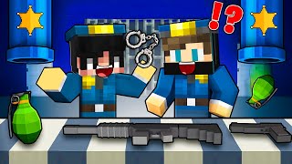 ماين كرافت الحـرامـية حاولو سـرقـة مصنع اسـلحة الشـرطة !!؟