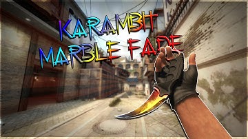 CS:GO - ★ Karambit | Marble Fade - Showcase