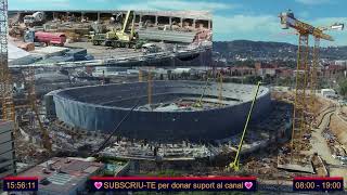 14/03/24 video acelerado de las obras del Camp Nou