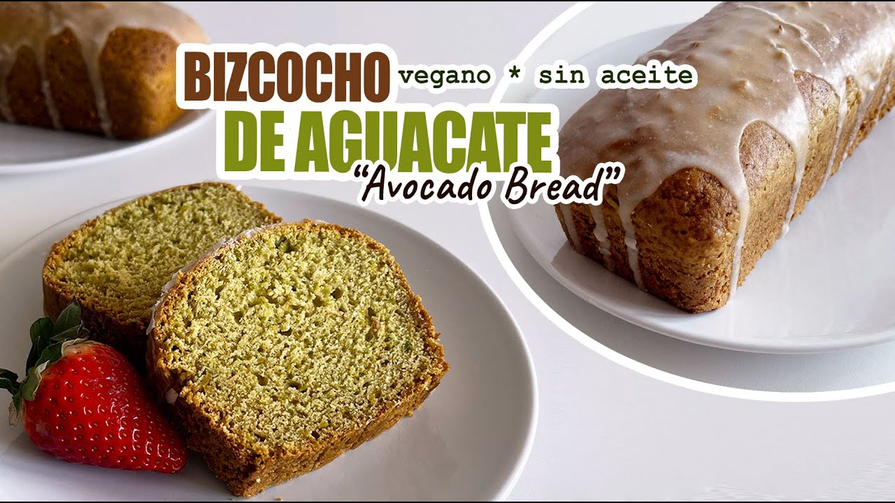 Bizcocho de AGUACATE 😋 * Avocado Bread 🌱 VEGAN | * sin aceite | #Desayuno o #Merienda RECETA FACIL