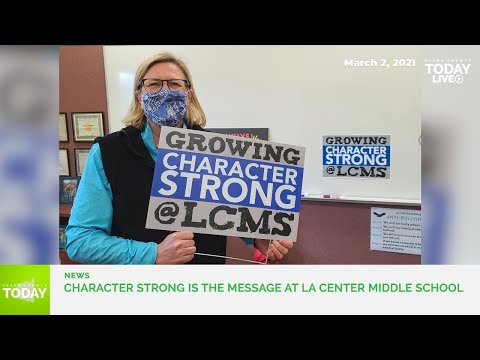 Signs have been posted throughout the community, honoring La Center Middle School students who have been recognized for their acts of kindness in the Character Strong program. https://loom.ly/CsQdQdU
#LaCenterMiddleSchool #LaCenterSchoolDistrict #LauriLanderholm #CharacterStrong #ActsOfKindness #Pandemic #LaCenterWa #LocalNews #ClarkCountyWa Character Strong is the message at La Center Middle School
