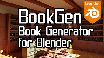 BookGen Tutorial: Book Generator Add-on for Blender