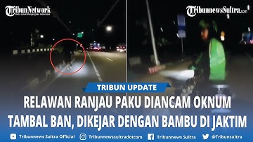 VIRAL Tukang Tambal Ban Pakai Bambu Kejar Relawan Ranjau Paku di Jatinegara Jaktim, Sosok Ini Muncul