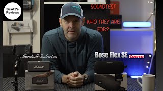 Bose Soundlink Flex SE vs Marshall Emberton, Sound test and Opinion: use headphones 🎧