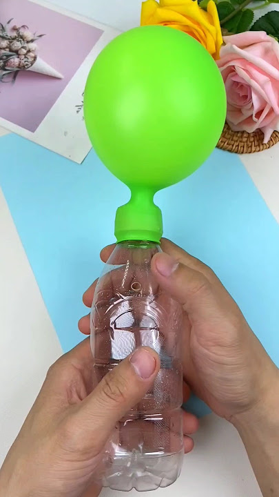 Title: DIY Balloon Pump Using a Water BottleHashtags: #ParentChildHandicraft #ChildHandicraft
