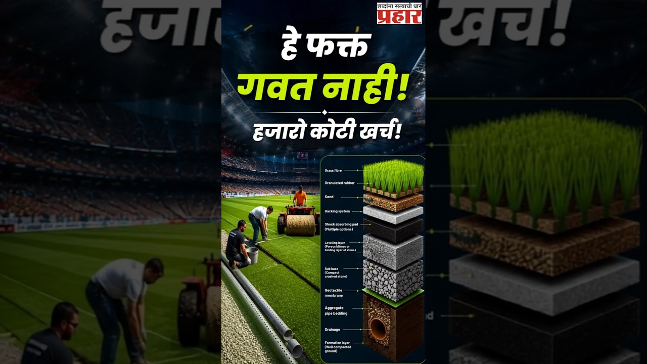 Not Just Grass! ₹1500 Crore Secret |  FIFA मैदानाचं गुपित! हजारो कोटींचं इंजिनिअरिंग चमत्कार | FIFA