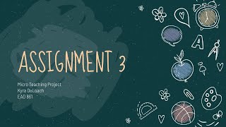 Assignment 3 - DeLoach