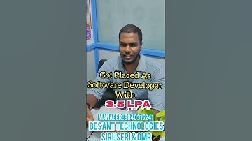 Celebrating Andrew successful completion the Full Stack Intern course  Besant Technologies SIRUSERI