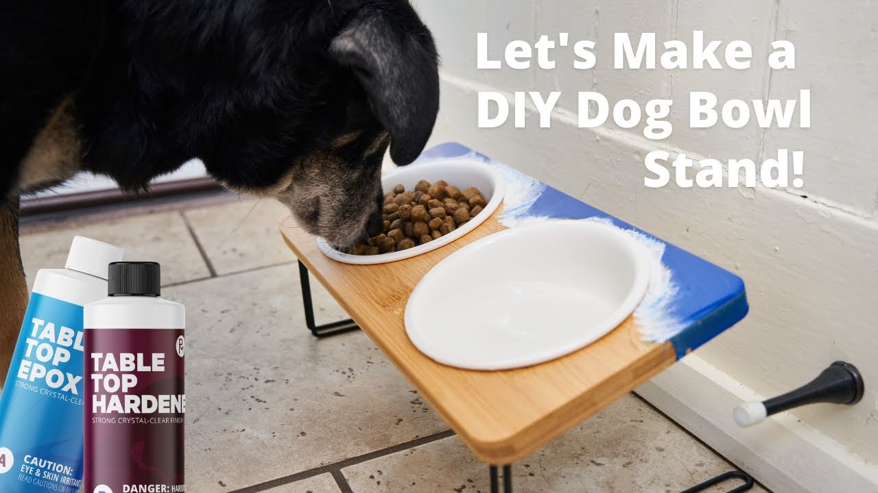 How to Make a DOG DISH STAND USING A WOOD CRATE - The Wicker House How to  Make a DOG DISH STAND USING A WOOD CRATE