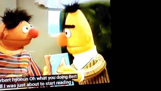 Sesame Street Ernie Gets Loud While Bert Reads My Version W Sound Effects And Music
