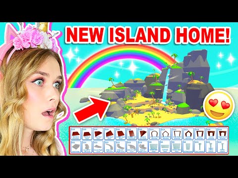 *NEW* HUGE ISLAND HOME In Adopt Me! (Roblox)