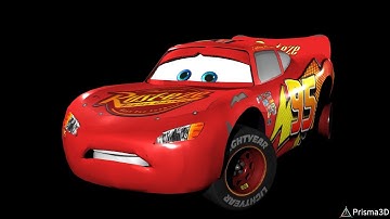 [cars][model] Lightning McQueen Accurate [prisma3d2.0.1]-LR19