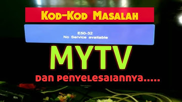 Kod Masalah MYTV
