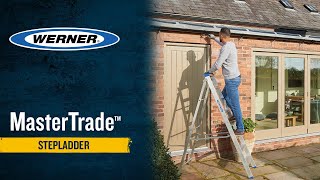 Werner MasterTrade Swingback Step Ladders