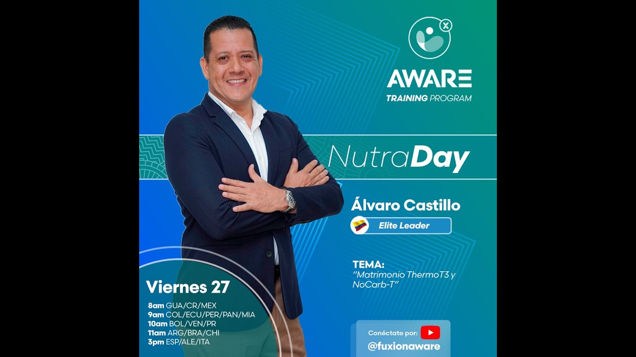 NutraDAY con Álvaro Castillo, ThermoT3 + NoCarb-T