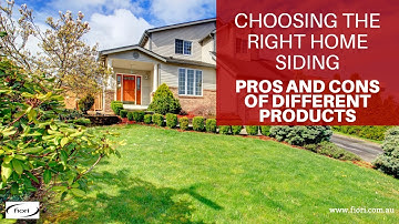 Choosing the Right Home Siding: Pros and Cons of Different Products