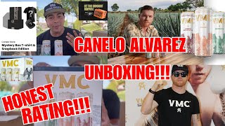 TRYING CANELO ALVAREZ TEQUILA (VMC) AND MERCH UNBOXING!!! WAS IT WORTH THE 80$?? 