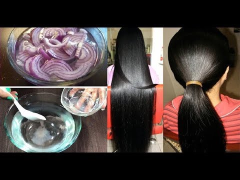 How to Grow Long Thicken Hair With Onion|Get Long & Stop Hair Fall/Growth in 2 Weeks By Rani g - YouTube