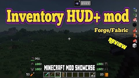 Minecraft 1.16.5 - Inventory HUD+ mod