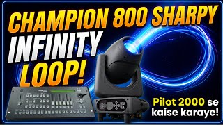 Champion 800 Infinity Loop Programming In Pilot 2000 ♾️ 🚀 Sharpy Programming 💎 #sharpylight #spro