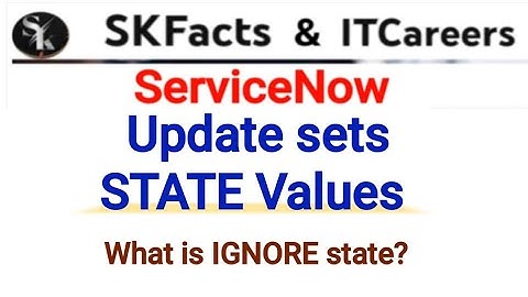 Update set STATE Values in servicenow || #servicenow #interview 