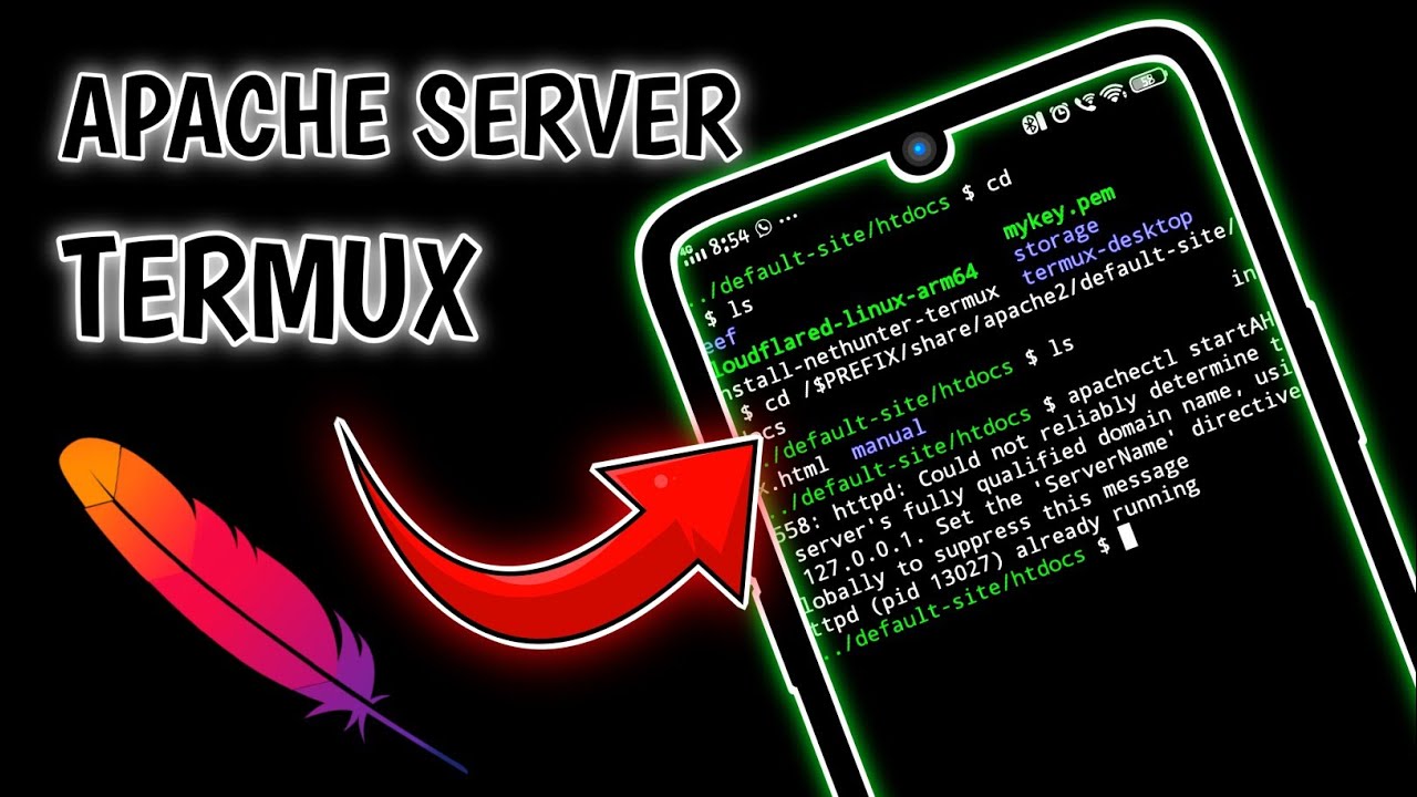 How to install Apache Server in Termux | Apache Web Server Installation ...