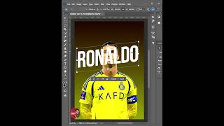 Add Text Behind a Person in Photoshop | Ronaldo