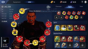 (MIR4) 284K WARRIOR VS 305K LANCER MAX PS | WARRIOR GAMEPLAY