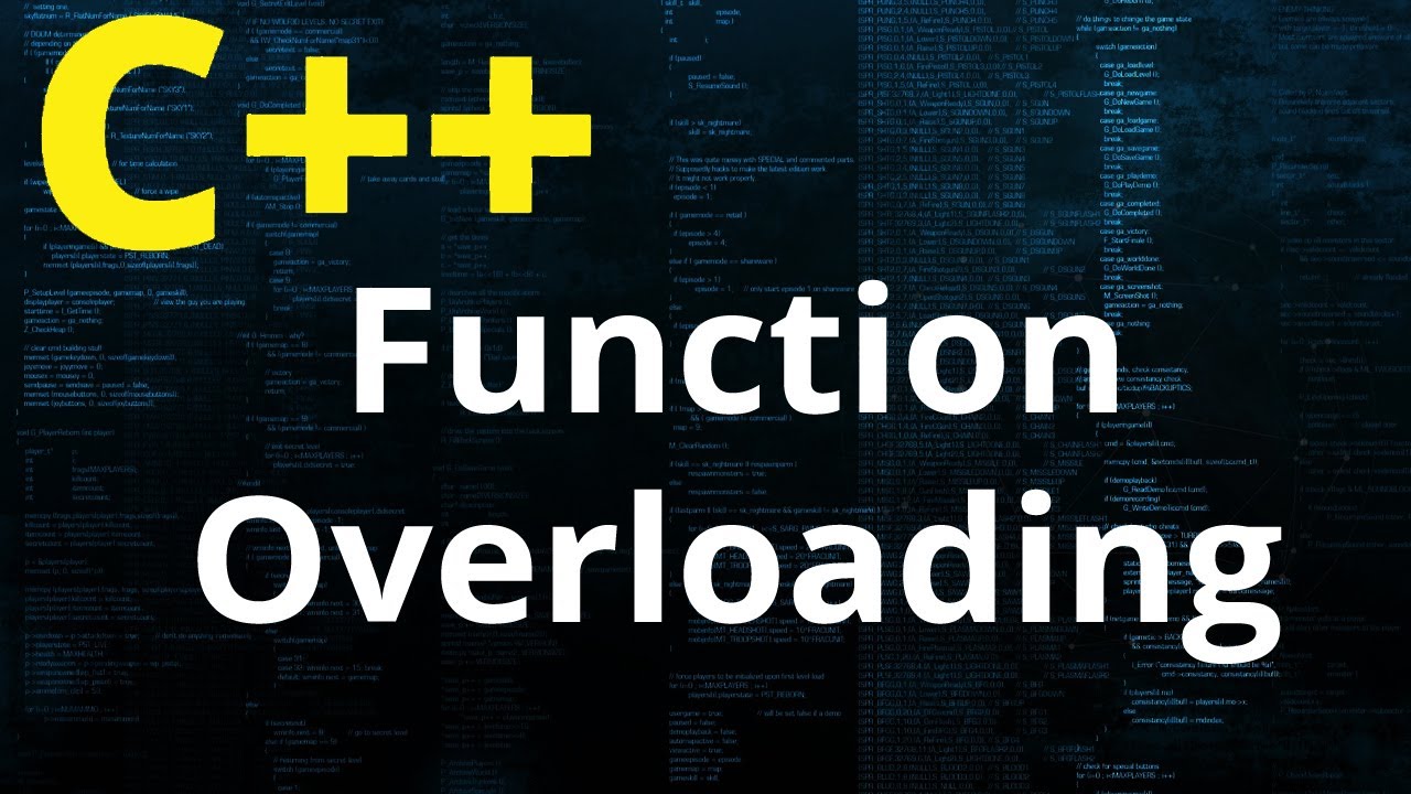 Function overloading