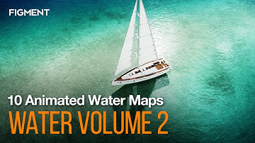 10 Realistic Animated Displacement Maps for Mid-Scale Water | FIGMENT WATER VOL 2 | Product Trailer