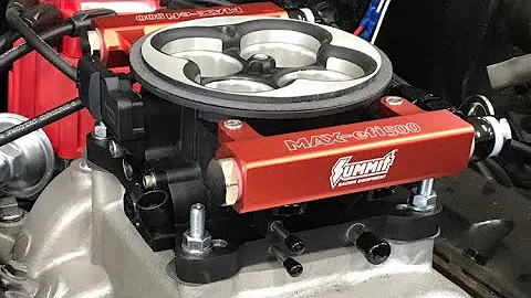 L29 454 first startup with Summit Racing Max-500 EFI system