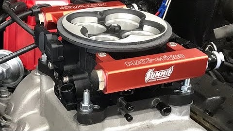 L29 454 first startup with Summit Racing Max-500 EFI system