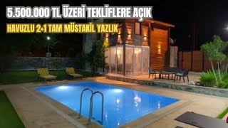 Fiyat Düştü Denize 5 Dakikalık Mesafede Havuzlu Yazlık