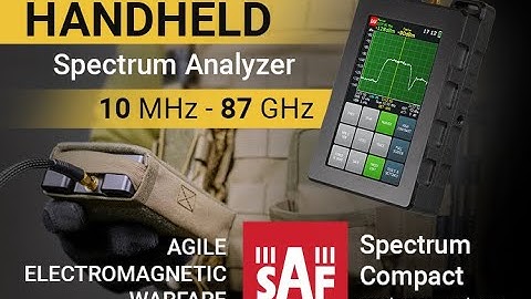Introducing Spectrum Compact - a truly handheld spectrum analysis tool for Electromagnetic Warfare