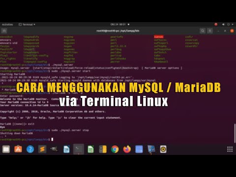 Video: Bagaimana cara mengakses MySQL di terminal Ubuntu?