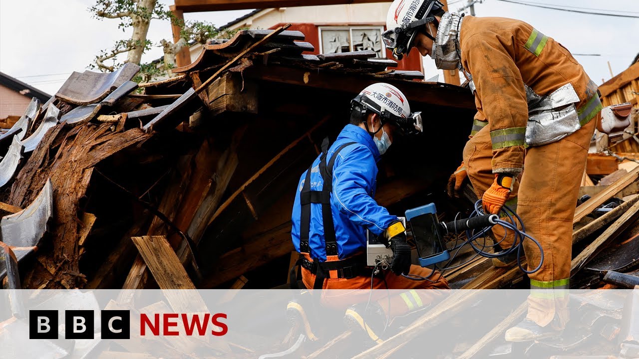 Japan earthquake: Race to find survivors as rescue window closes – BBC News