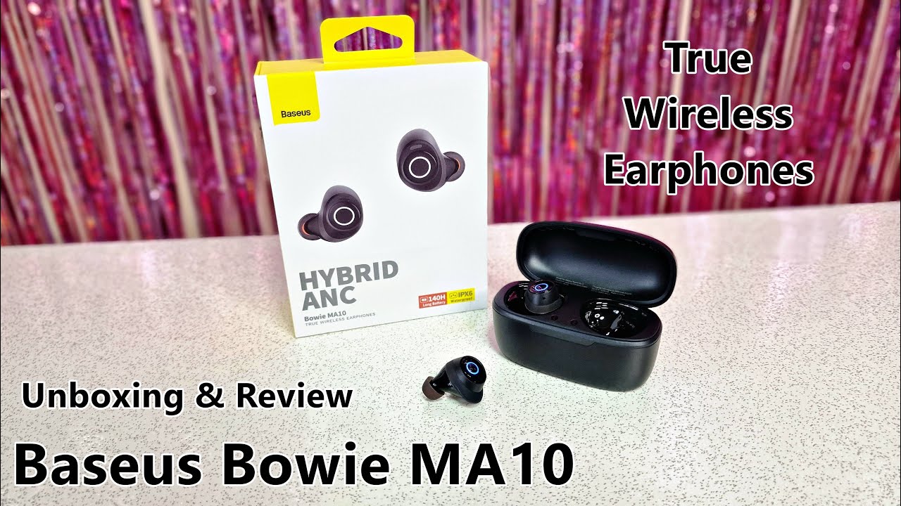 Baseus Bowie MA10 -True Wireless Earphones - with Active Noise Cancellation  