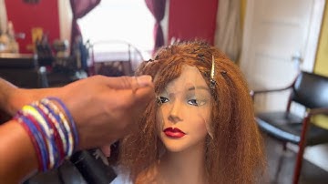 Instant Micro Locs on a Lace Front with the Dreadlock Machine #dreadlockmachine #locstyles #locs#