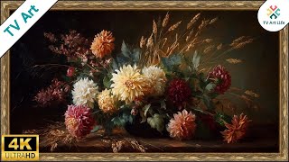 Vintage Moody Autumn Floral Arrangement TV Art - Fall Flowers Frame TV Art - 10 hours screenshot 5