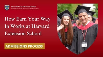 How Earn Your Way In Works at Harvard Extension School