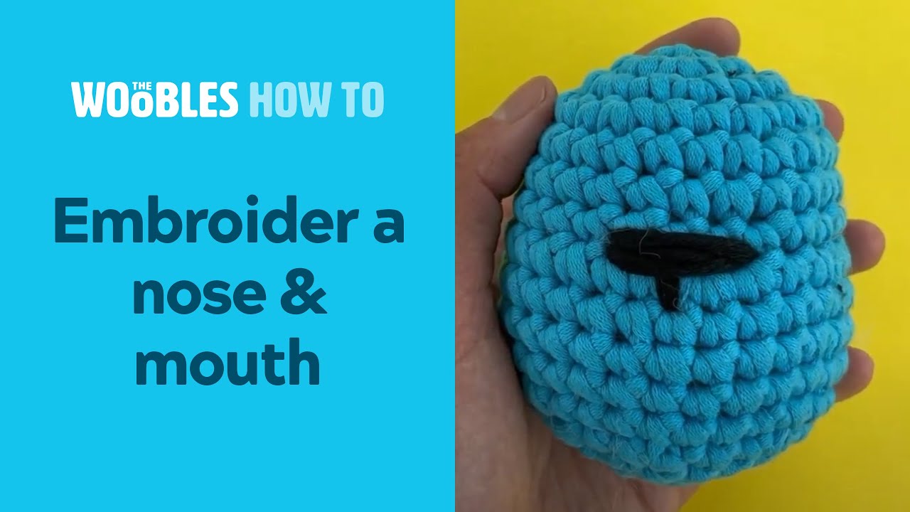 How to Embroider on Crochet Amigurumi